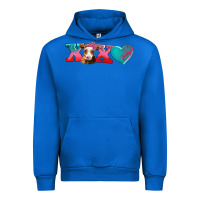 Cobalt xoxo guarnsey cow Urban Hoodie - AdoDesignShop