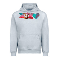 Heather Grey xoxo guarnsey cow Urban Hoodie - AdoDesignShop
