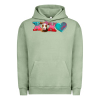 Pigment Oil Green xoxo guarnsey cow Urban Hoodie - AdoDesignShop