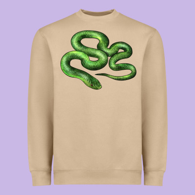 Boomslang Snake Heavyweight Sweatshirt Designed By Lillyallendesigns
