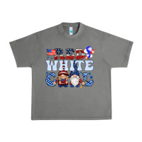 Red White Cool With Gnomies 4th Of July Urban Heavy Tee | Teevron
