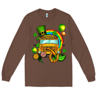Chestnut St. Patrick's school bus Long Sleeve Tee - OliviaCreatesArt