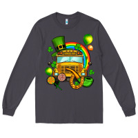 Smoke St. Patrick's school bus Long Sleeve Tee - OliviaCreatesArt