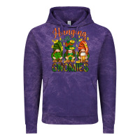Cloud Purple Hanging with my gnomies Vintage Hoodie - HowdyJamesFarm