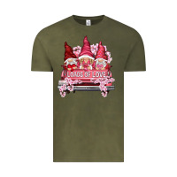 Vintage Olive Loads of love with flowers Valentine's Day Vintage Tee - HowdyJamesFarm