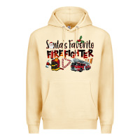 Pina Colada Santa's Favorite Firefighter Premium Hoodie - LillyAllenDesigns