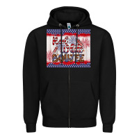 Black red white boujee Zipper Hoodie - Artiststas