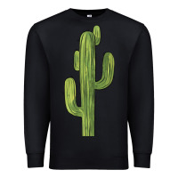 Black cactus Premium Sweatshirt - BarkalooDesign