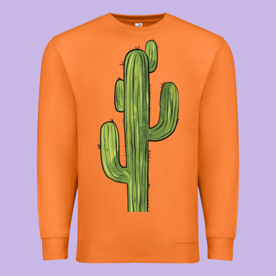 Cactus Premium Sweatshirt Designed By Barkaloodesign