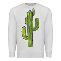 Dove Grey cactus Premium Sweatshirt - BarkalooDesign