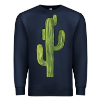 Navy cactus Premium Sweatshirt - BarkalooDesign