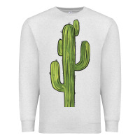 Oatmeal Heather cactus Premium Sweatshirt - BarkalooDesign