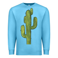 Ocean Blue cactus Premium Sweatshirt - BarkalooDesign