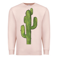 Pale Pink cactus Premium Sweatshirt - BarkalooDesign