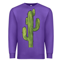 Purple cactus Premium Sweatshirt - BarkalooDesign