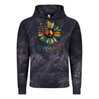 Cloud Black daisy peace sign hippie soul tshirt flower lovers gifts Vintage Hoodie - longCreatives