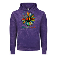 Cloud Purple daisy peace sign hippie soul tshirt flower lovers gifts Vintage Hoodie - longCreatives
