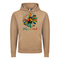 Vintage Coffee daisy peace sign hippie soul tshirt flower lovers gifts Vintage Hoodie - longCreatives