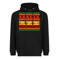 Black thunderbird bullskull Aztec pattern Heavyweight Hoodie - BarkalooDesign