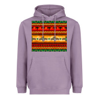 Lavender thunderbird bullskull Aztec pattern Heavyweight Hoodie - BarkalooDesign