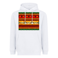 White thunderbird bullskull Aztec pattern Heavyweight Hoodie - BarkalooDesign