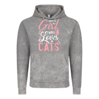 Cloud Rock just a girl who loves cats cute cat lover gifts Vintage Hoodie - longCreatives