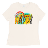 Bone Choose happy Ladies Tee - NancyCooperArtShop
