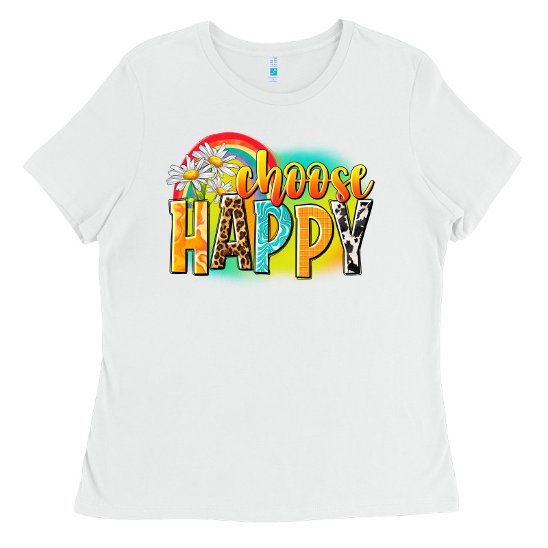 Choose Happy Ladies Tee by NancyCooperArtShop | Teevron