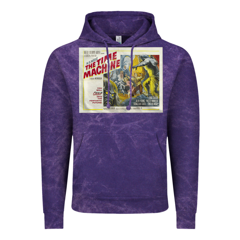 The Time Machine, Time Travel, Retro Movie Poster, Cult Classic, Futur Vintage Hoodie by longCreatives | Teevron