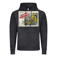 Vintage Black The Time Machine, Time Travel, Retro Movie Poster, Cult Classic, Futur Vintage Hoodie - longCreatives