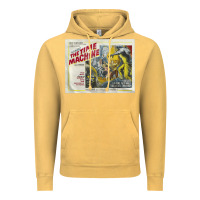 Vintage Mustard The Time Machine, Time Travel, Retro Movie Poster, Cult Classic, Futur Vintage Hoodie - longCreatives