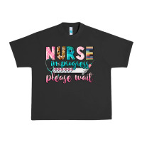 Pigment Black Nurse in progres Urban Heavy Tee - CowGirlArtShop