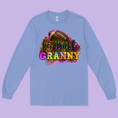 Football Granny Long Sleeve Tee Designed By Oliviacreatesart