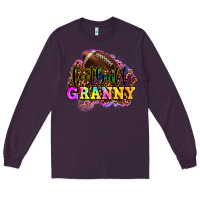 Plum football granny Long Sleeve Tee - OliviaCreatesArt