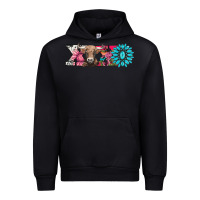 Black xoxo braunvieh cow Urban Hoodie - AdoDesignShop