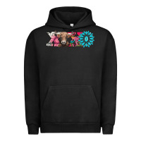 Pigment Black xoxo braunvieh cow Urban Hoodie - AdoDesignShop