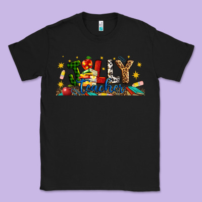 Christmas Jolly Teacher Classic Tee Designed By Artiststas
