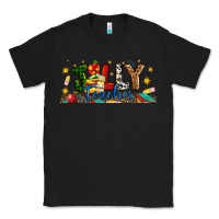 Black Christmas Jolly Teacher Classic Tee - Artiststas