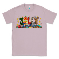 Lilac Christmas Jolly Teacher Classic Tee - Artiststas