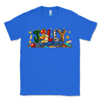 True Royal Christmas Jolly Teacher Classic Tee - Artiststas