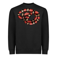 Black milk snake Heavyweight Sweatshirt - LillyAllenDesigns
