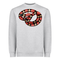 Heather Grey milk snake Heavyweight Sweatshirt - LillyAllenDesigns