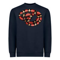 Navy milk snake Heavyweight Sweatshirt - LillyAllenDesigns