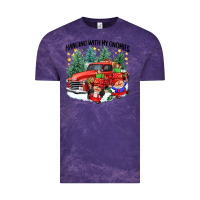 Cloud Purple hanging with my gnomies Vintage Tee - CowGirlArtShop