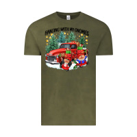 Vintage Olive hanging with my gnomies Vintage Tee - CowGirlArtShop