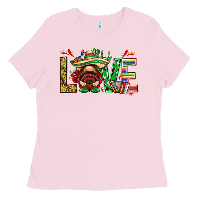 Mexico Love With Gnome Ladies Tee by NancyCooperArtShop | Teevron