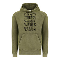 Vintage Olive something wicked this way comes witchcraft halloween 2021 t shirt Vintage Hoodie - longCreatives