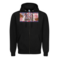 Black red white boujee Zipper Hoodie - Artiststas