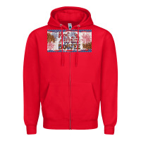 Red red white boujee Zipper Hoodie - Artiststas