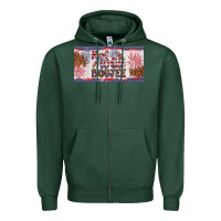 Sports Green red white boujee Zipper Hoodie - Artiststas